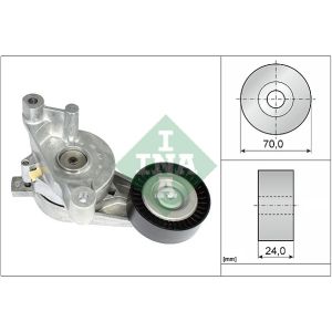 Ribbed Auxillary Drive Belt Tensioner