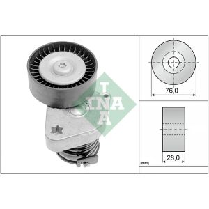 Ribbed Auxillary Drive Belt Tensioner