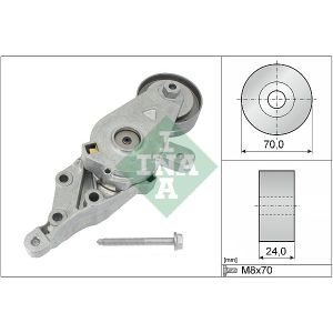 Ribbed Auxillary Drive Belt Tensioner