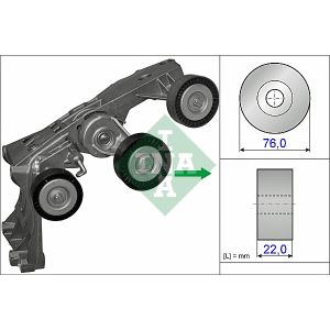 Ribbed Auxillary Drive Belt Tensioner