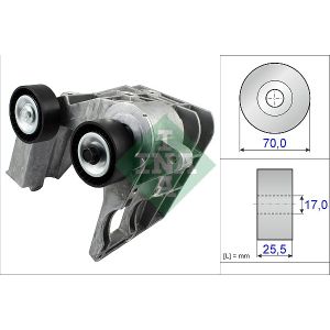 Ribbed Auxillary Drive Belt Tensioner