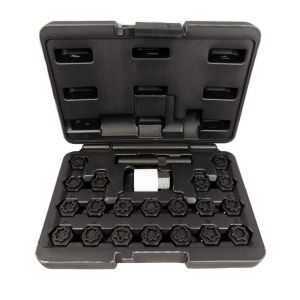 22Pc Locking Wheel Nut Key Set