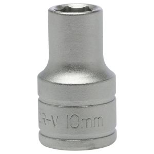 Teng Socket 1/2 inch Drive 6 Point 10mm