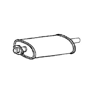 EXHAUST- MIDDLE BOX/SILENCER