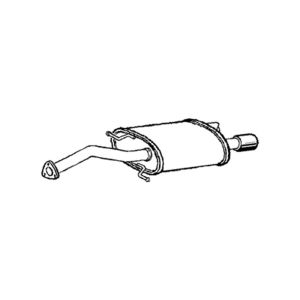 EXHAUST- REAR BOX/SILENCER