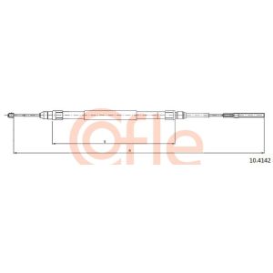 Handbrake Cable - RH