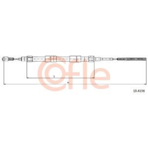 Handbrake Cable - Rear