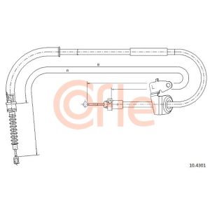 Handbrake Cable - LH