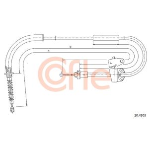 Handbrake Cable - LH