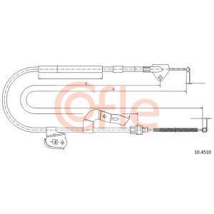 Handbrake Cable - RH