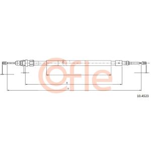 Handbrake Cable - Rear