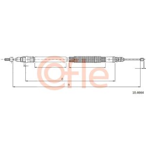 Handbrake Cable - RH