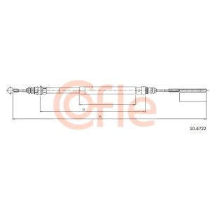 Handbrake Cable - LH