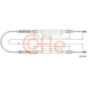 Handbrake Cable - Rear