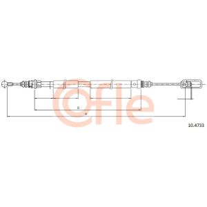 Handbrake Cable - RH