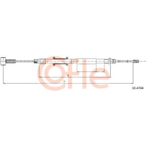 Handbrake Cable - Rear