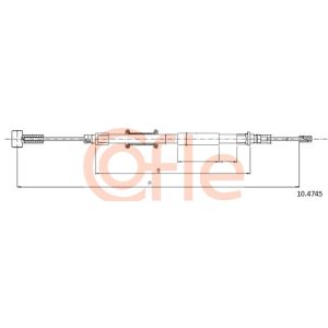 Handbrake Cable - Rear