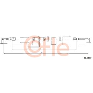 Handbrake Cable - RH