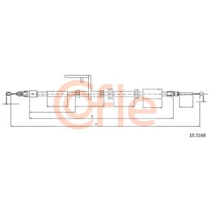 Handbrake Cable - LH