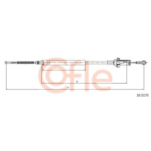 Handbrake Cable - Centre