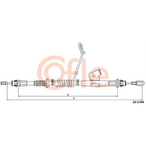 Handbrake Cable - LH