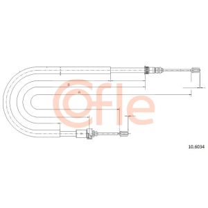 Handbrake Cable - Rear