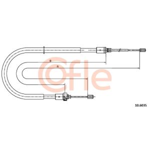 Handbrake Cable - Rear