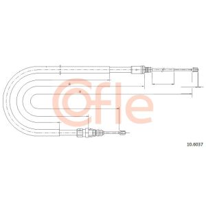 Handbrake Cable - Rear