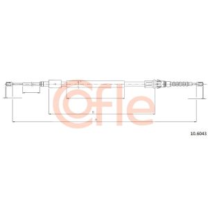 Handbrake Cable - Rear