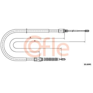 Handbrake Cable - Rear