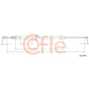 Handbrake Cable - Rear