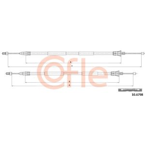 Handbrake Cable - Rear