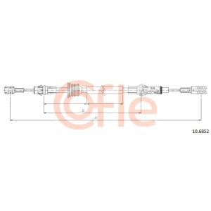 Handbrake Cable - Front