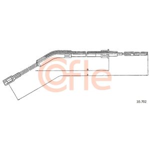 Handbrake Cable - Rear