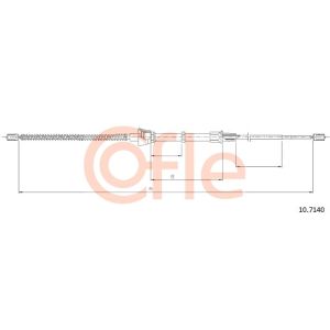 Handbrake Cable - Rear