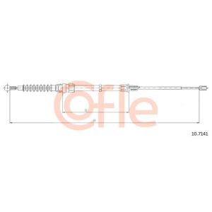 Handbrake Cable - Rear