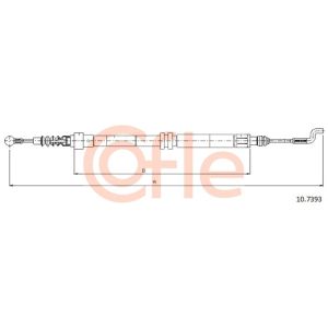 Handbrake Cable - Rear