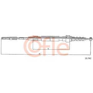 Handbrake Cable - Rear