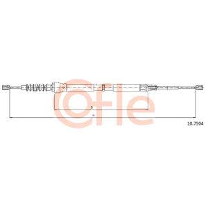 Handbrake Cable - Rear