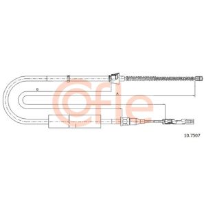 Handbrake Cable - Rear