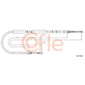 Handbrake Cable - RH