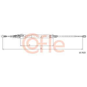 Handbrake Cable - LH