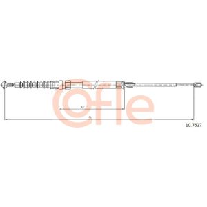 Handbrake Cable - Rear