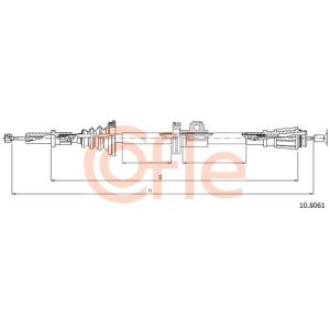 Handbrake Cable - Rear