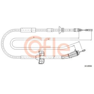 Handbrake Cable - Rear