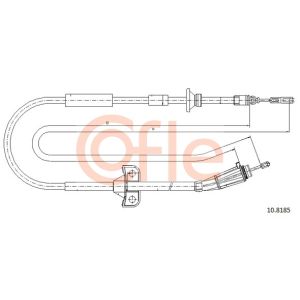 Handbrake Cable - Rear