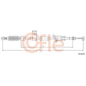 Handbrake Cable - RH