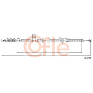 Handbrake Cable - LH