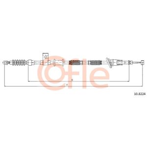 Handbrake Cable - RH