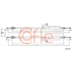 Handbrake Cable - Rear